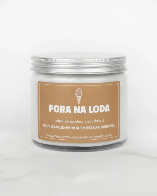 Pora na loda - świeca sojowa (250 ml)