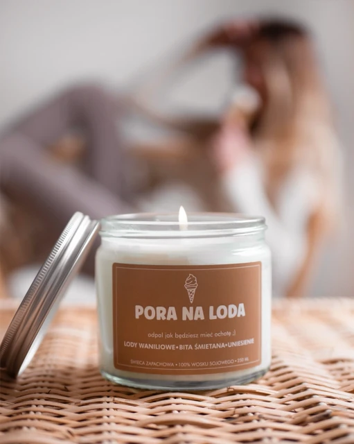 Pora na loda - świeca sojowa (250 ml)