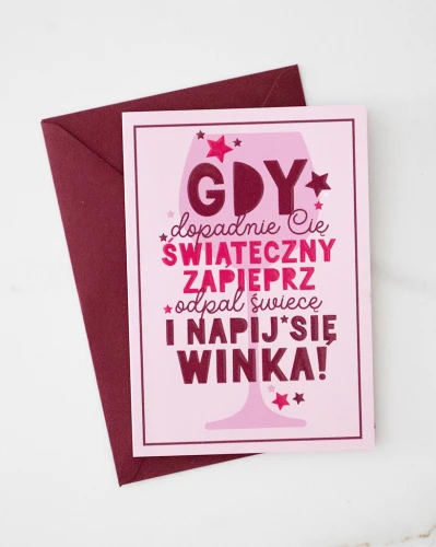 Kartka świąteczna Zołza