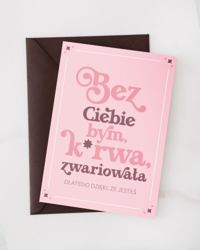 Kartka dla przyjaciółki Zołza