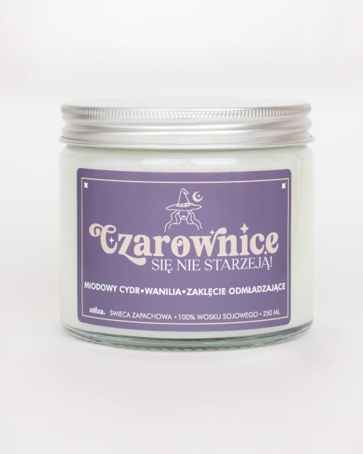 Czarownice się nie starzeją - świeca sojowa (250 ml) 