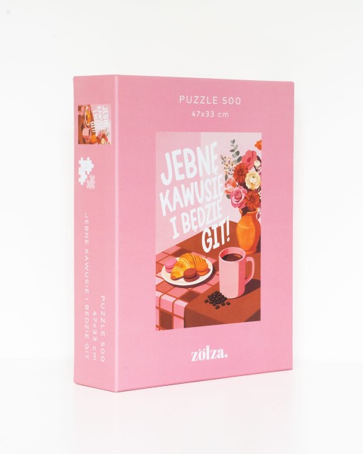 Jebnę kawusię i będzie git - Puzzle 500 elementów