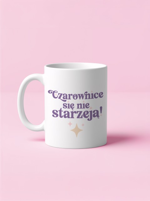 Kubek biały - Czarownice się nie starzeją