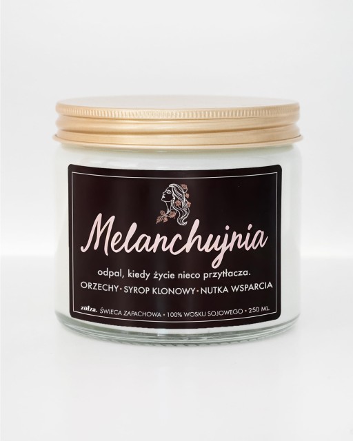 Melanchujnia - świeca sojowa (250 ml)