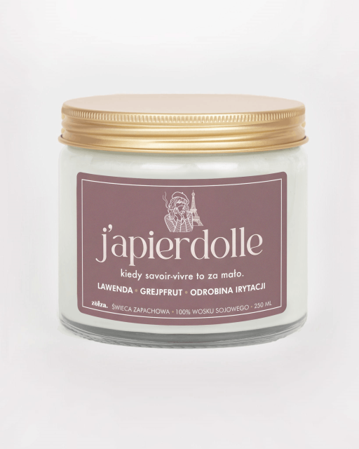 j'apierdolle - świeca sojowa (250 ml)