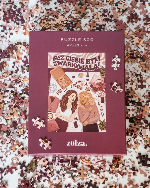 Bez Ciebie bym zwariowała - Puzzle 500 elementów